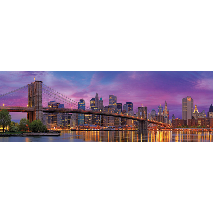 Puzzle Eurographics Panoramique : Brooklyn Bridge, New York - 1000 Pièces