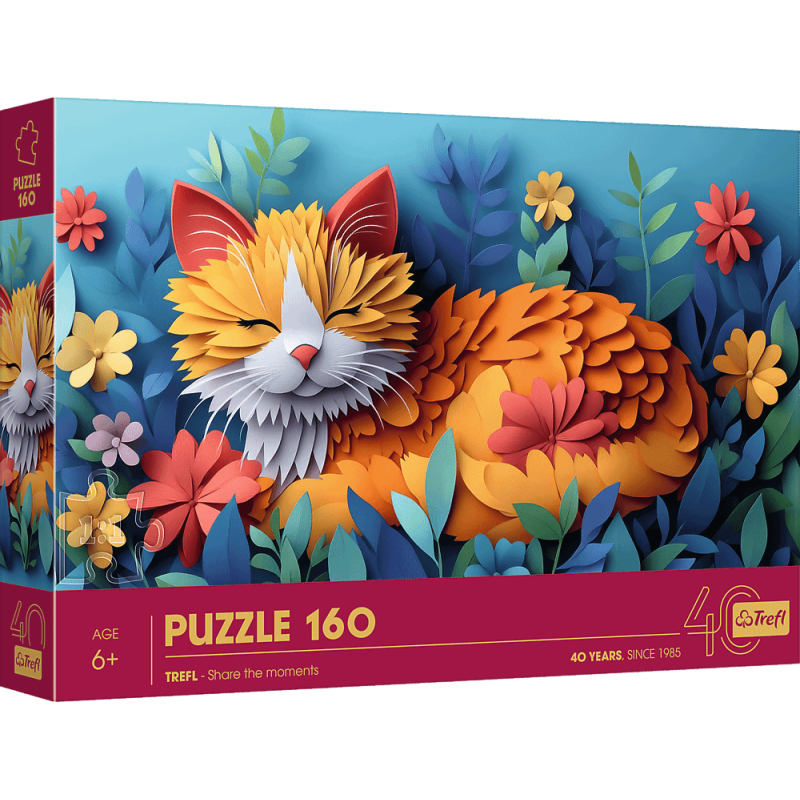 Puzzle Trefl : Paper Art : Cat - 160 Pièces
