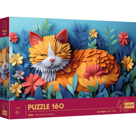 Puzzle Trefl : Paper Art : Cat - 160 Pièces