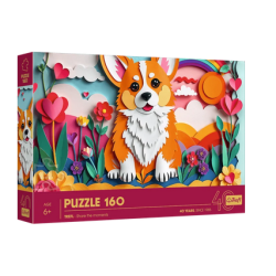 Puzzle Trefl : Paper Art : Little Dog - 160 Pièces