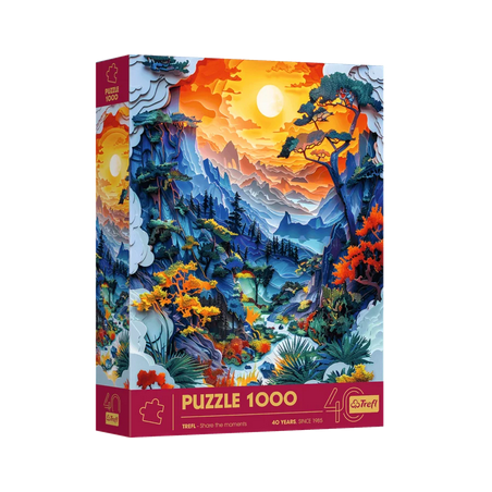 Puzzle Trefl : Paper Art : Vallée - 1000 Pièces