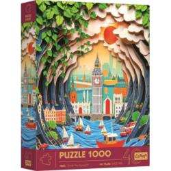 Puzzle Trefl : Paper Art : London - 1000 Pièces