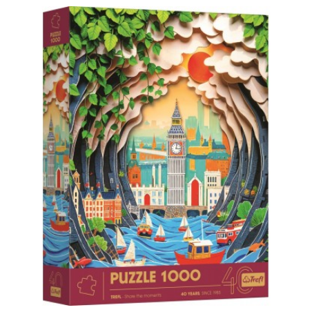 Puzzle Trefl : Paper Art : London - 1000 Pièces