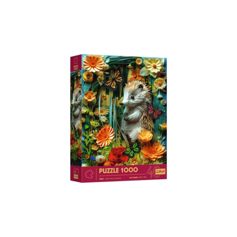 Puzzle Trefl : Paper Art : Hérisson - 1000 Pièces