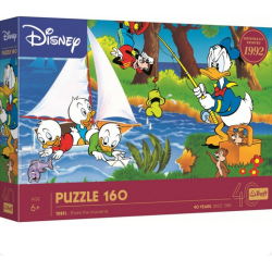 Puzzle 40e Anniversaire Trefl - Disney : Aventure Au Bord Du Lac - 160 pièces