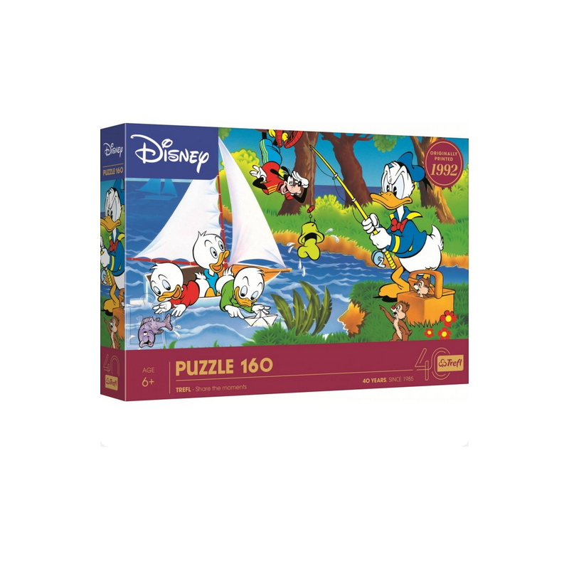 Puzzle 40e Anniversaire Trefl - Disney : Aventure Au Bord Du Lac - 160 pièces