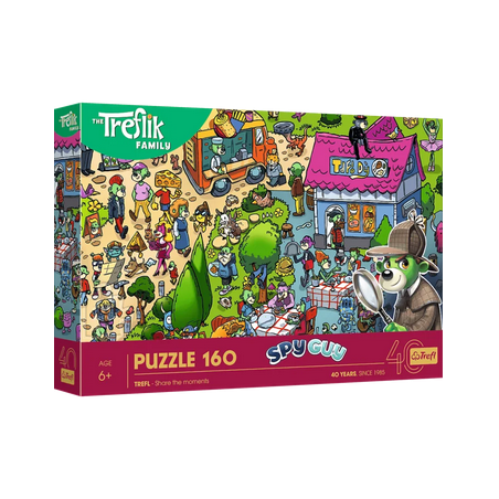 Puzzle 40e Anniversaire Trefl - Les Trefliks font la fête - 160 pièces