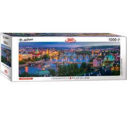 Puzzle Eurographics Panoramique :  Prague, République Tchèque - 1000 Pièces