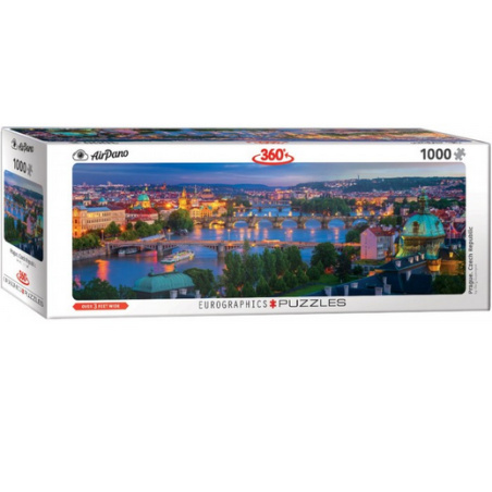 Puzzle Eurographics Panoramique :  Prague, République Tchèque - 1000 Pièces