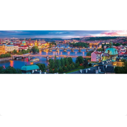 Puzzle Eurographics Panoramique :  Prague, République Tchèque - 1000 Pièces
