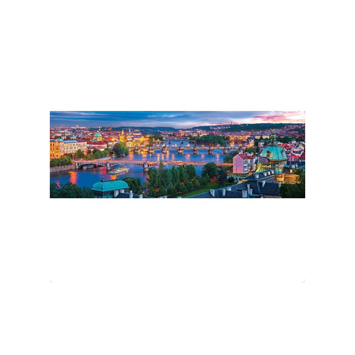 Puzzle Eurographics Panoramique :  Prague, République Tchèque - 1000 Pièces