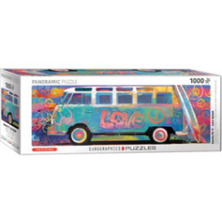 Puzzle Eurographics Panoramique :  Samba Pa'ti : Love Bus - 1000 Pièces