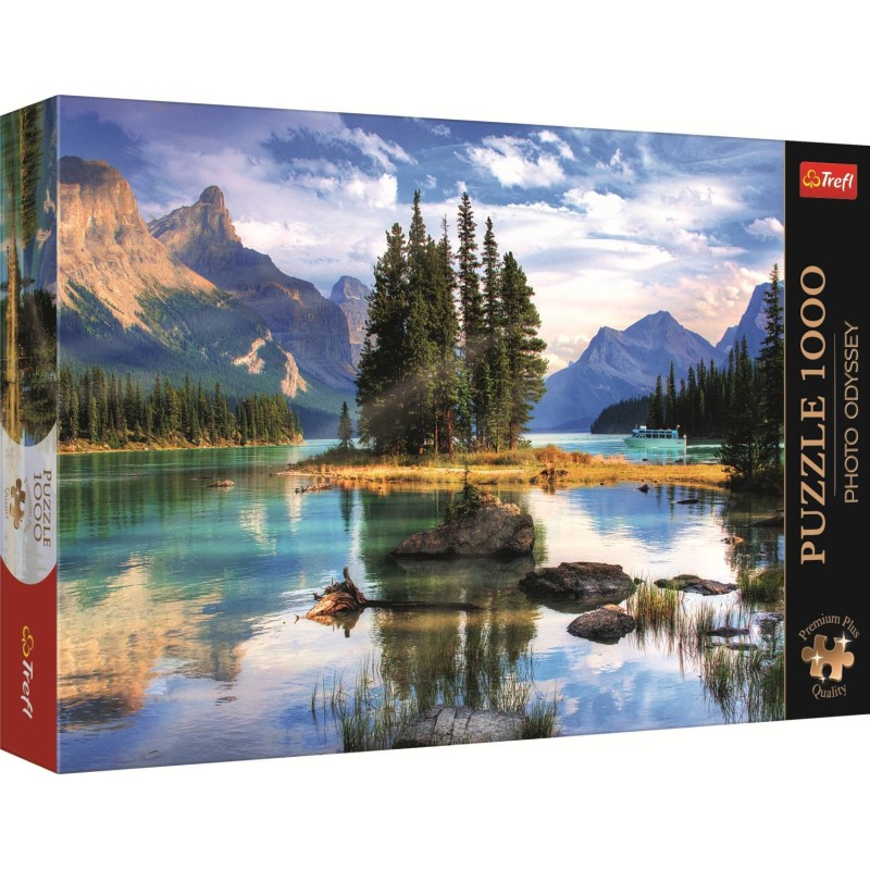 Puzzle Trefl - Odyssée Photographique : Spirit Island, Canada -1000 pièces Puzzle Trefl - Odyssée Photographique : Spirit Island, Canada -1000 pièces