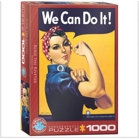 Puzzle Eurographics - Rosie la Riveteuse - 1000 Pièces