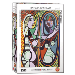 Puzzle Eurographics Fine Art - Pablo Picasso : Jeune Fille devant un Miroir - 1000 Pièces