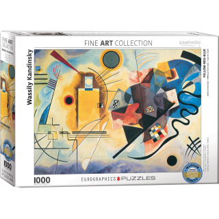 Puzzle Eurographics Fine Art - Kandinsky : Yellow Red Blue - 1000 Pièces