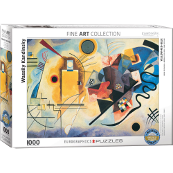 Puzzle Eurographics Fine Art - Kandinsky : Yellow Red Blue - 1000 Pièces