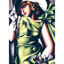 Puzzle Eurographics Fine Art - Tamara de Lempicka : Jeune fille en vert - 1000 Pièces