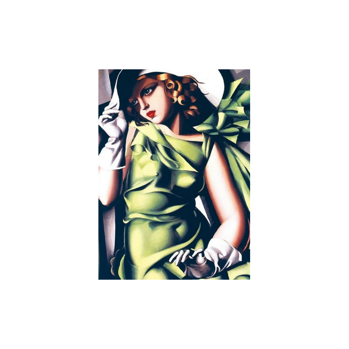 Puzzle Eurographics Fine Art - Tamara de Lempicka : Jeune fille en vert - 1000 Pièces