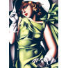 Puzzle Eurographics Fine Art - Tamara de Lempicka : Jeune fille en vert - 1000 Pièces