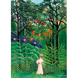 Puzzle Eurographics Fine Art - Henri Rousseau : Femme dans une forêt exotique - 1000 Pièces