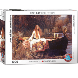 Puzzle Eurographics Fine Art - John William Waterhouse : The Lady of Shalott - 1000 Pièces