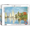 Puzzle Eurographics Fine Art - Claude Monet : Régates Argenteuil - 1000 Pièces