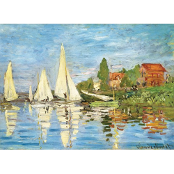 Puzzle Eurographics Fine Art - Claude Monet : Régates Argenteuil - 1000 Pièces