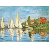 Puzzle Eurographics Fine Art - Claude Monet : Régates Argenteuil - 1000 Pièces