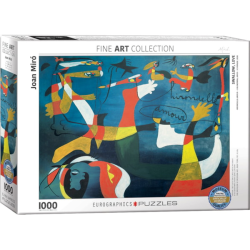 Puzzle Eurographics Fine Art - Joan Miro : Swallow Love - 1000 Pièces