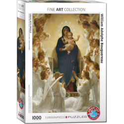 Puzzle Eurographics Fine Art - William Adolphe : La Vierge et les Anges - 1000 Pièces