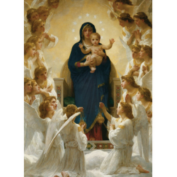 Puzzle Eurographics Fine Art - William Adolphe : La Vierge et les Anges - 1000 Pièces