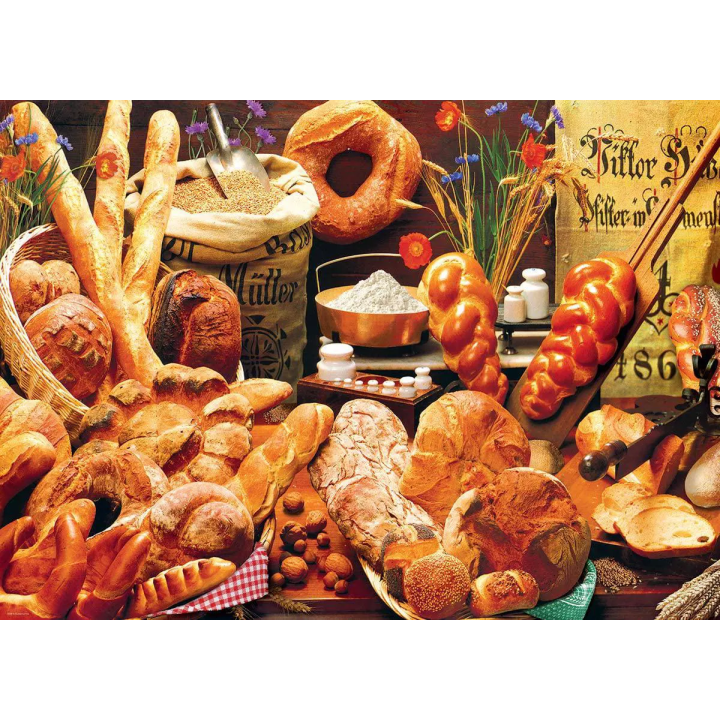 Puzzle Eurographics - Bread Table - 1000 Pièces