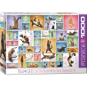 Puzzle Eurographics - Yoga Cats - 1000 Pièces