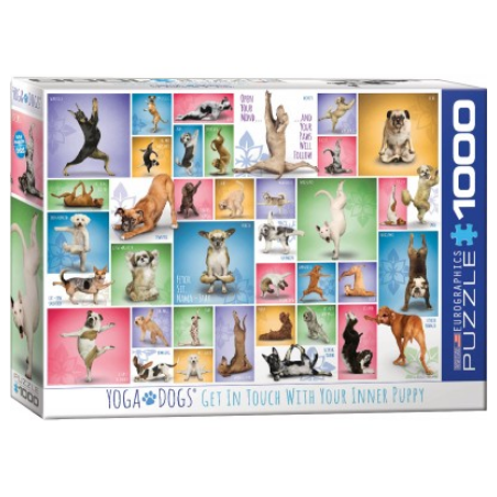 Puzzle Eurographics - Yoga Dogs - 1000 Pièces