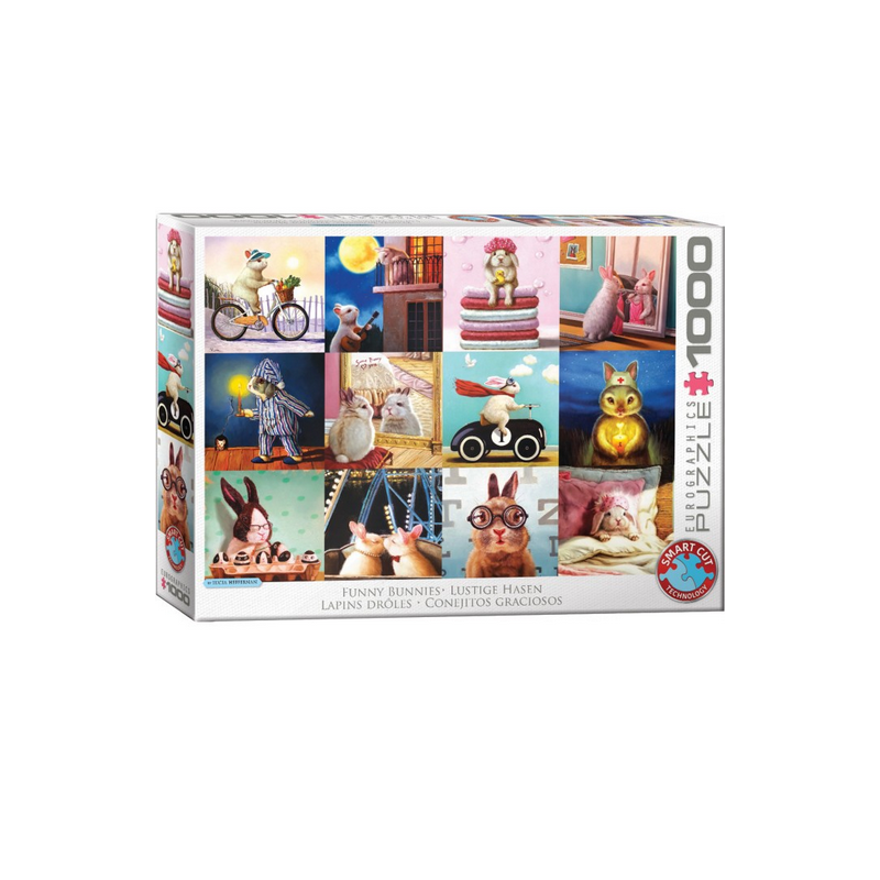 Puzzle Eurographics -  Drôles de Lapins - 1000 Pièces