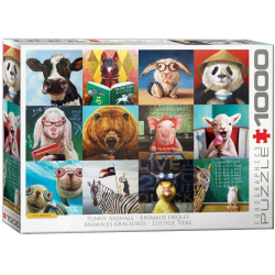 Puzzle Eurographics - Drôles d'Animaux - 1000 Pièces