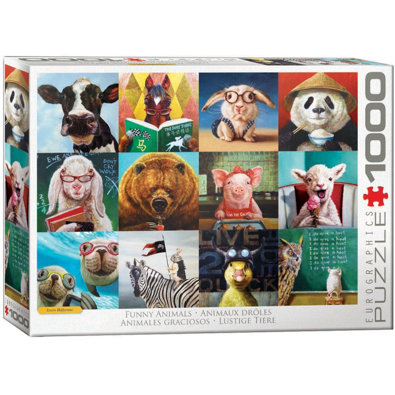 Puzzle Eurographics - Drôles d'Animaux - 1000 Pièces