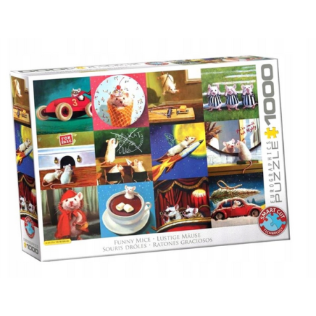 Puzzle Eurographics - Drôles de Souris - 1000 Pièces