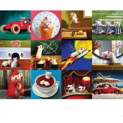 Puzzle Eurographics - Drôles de Souris - 1000 Pièces