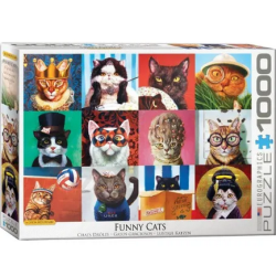 Puzzle Eurographics - Drôles de Chats - 1000 Pièces