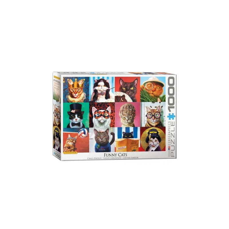 Puzzle Eurographics - Drôles de Chats - 1000 Pièces