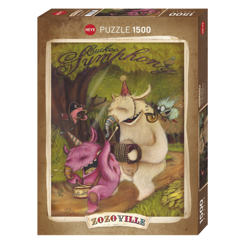 Puzzle Heye - Zozoville : Cuckoo Symphony - 1500 Pièces