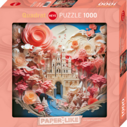Puzzle Heye - Paper Like :  White Castle – 1000 Pièces