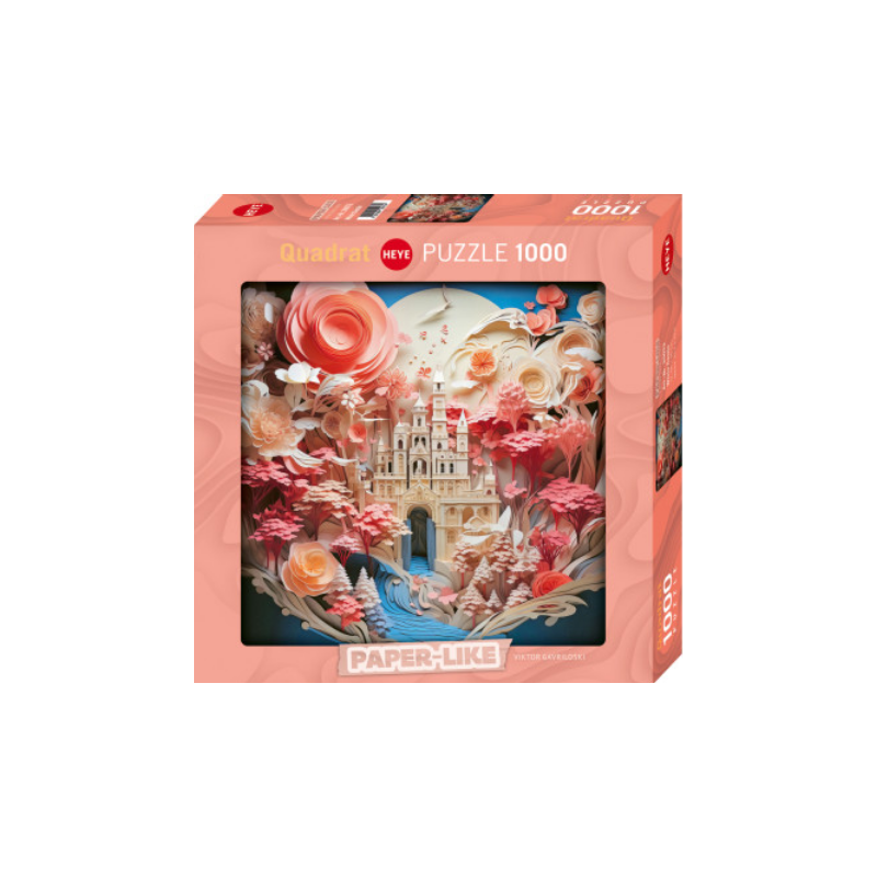Puzzle Heye - Paper Like :  White Castle – 1000 Pièces
