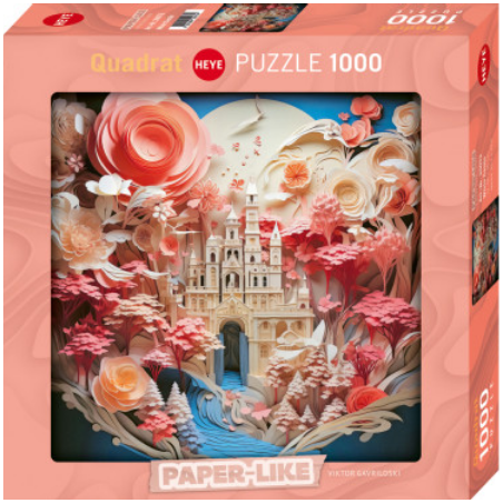 Puzzle Heye - Paper Like :  White Castle – 1000 Pièces
