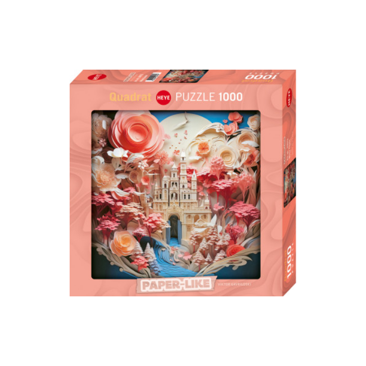 Puzzle Heye - Paper Like :  White Castle – 1000 Pièces