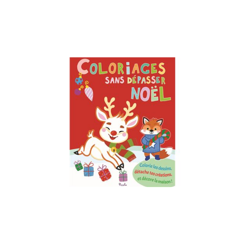 Livre de Coloriage sans dépasser - Noel Livre de Coloriage sans dépasser - Noel