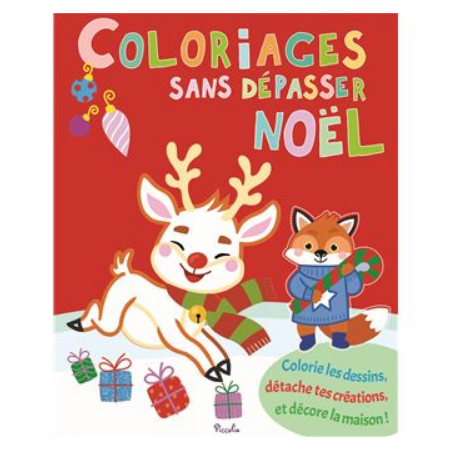 Livre de Coloriage sans dépasser - Noel