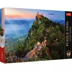 Puzzle Trefl - Odyssée Photographique : Tour Cesta, Saint-Marin - 1000 pièces